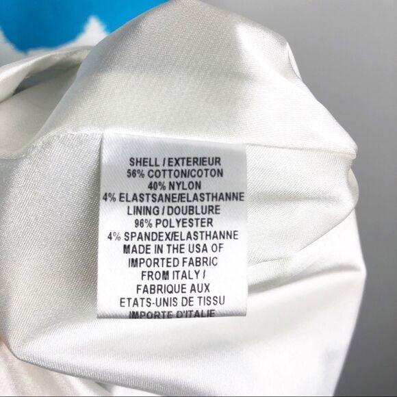 MILLY | Abstract Watercolor Floral Fit & Flare Dress Women’s Size 4 - Picture 11 of 11